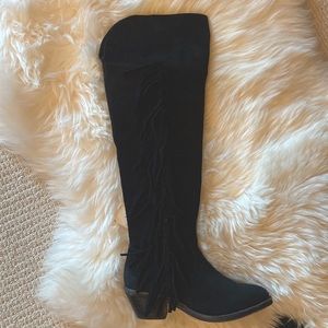 NWT Corral fringed over the knee boots